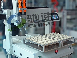風扇搖頭器自動打螺絲機-雙平臺